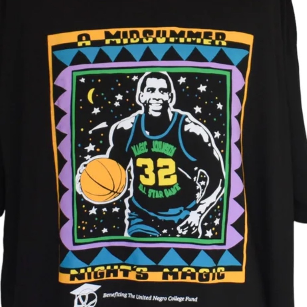 COLLECTIBLE!!! NBA! Magic Johnson XXXL T SHIRT post Hip Hop Nation